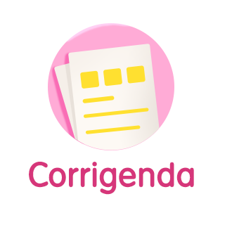 Corrigenda